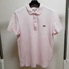 LACOSTE ポロシャツ ピンク メンズ