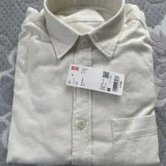 UNIQLO フランネルシャツ M オフホワイト