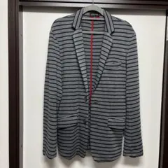 カジュアル　ストライプ　ジャケット Lサイズ