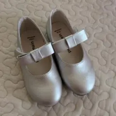 フォーマルシューズ　シルバー　17.0センチ
