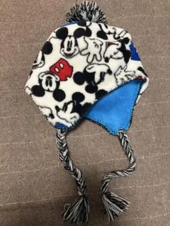 ミッキーマウス柄ニット帽 50〜52cm