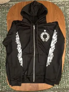 新品未開封】CHROME HEARTS XL黒×ピンク ジップアップパーカー - メルカリ