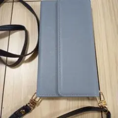 スマホケース 取り外し可能ストラップ付き 手帳型 三つ折り