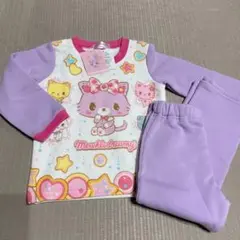 ミュークルドリーミー 裏起毛　長袖 ズボン パジャマ サンリオ セット