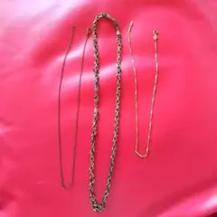 ❣️✨金属製ネックレス 3本セット