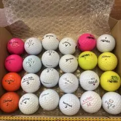 【中古ボール24個】色々です。試し打ちに^_^
