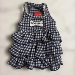 DOG DEPT ドッグデプト ギンガムチェック フリルワンピースのサムネイル