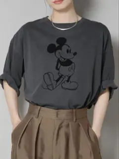 【GOOD ROCK SPEED】ミッキーフロッキープリントT ブラック