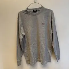 FILA グレー 長袖カットソー Lサイズ