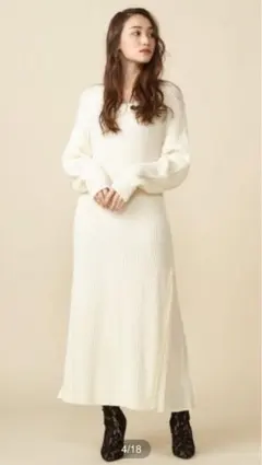 ロイヤルパーティー　ニットワンピース