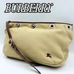 バーバリーブルーレーベル ショルダーバッグ ノバチェック ロゴ 刺繍 ハート