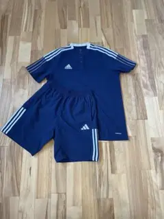 adidas ネイビーウェア上下セット