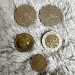 香港 旧貨幣5枚セットのサムネイル