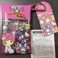 サンリオキャラクターズチョコレートマルチクリアケース シール ①マイメロ