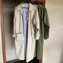 サマンサモスモス　アイボリー・カーキ トレンチコート