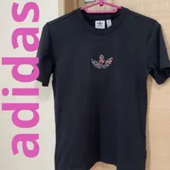 アディダス Ｔシャツ 三つ葉 トレフォイル 黒 S
