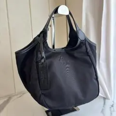 【極美品】MARCO MASI　ナイロンハンドバッグ　黒　マルコマージ