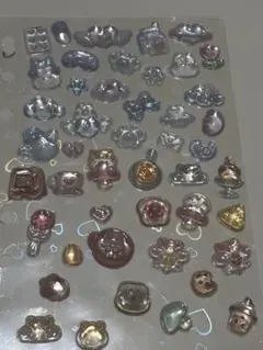 お裾分け　ボンボンドロップシール　水色　うさぎ　はむはむ