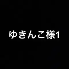 ゆきんこ様1