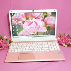 Win11★ピンク★ソニー★VAIO★CORE-i5★SSD256G★メモリ8Gのサムネイル