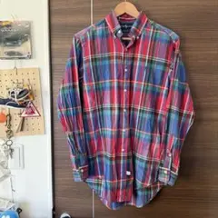 80s Ralph Lauren BDチェックシャツ Sサイズ
