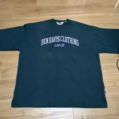 BEN DAVIS 長袖Tシャツ XL ダークグリーンのサムネイル