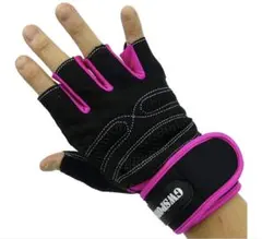GW SPORTS トレーニンググローブ ピンク×ブラックXL サイズ筋トレのサムネイル