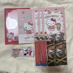 ハローキティ サンリオ ミニクリアファイル ブックマーク ポストカード