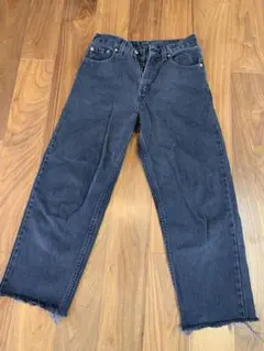 BEAMS HEART デニムパンツ ブラック ケミカルウォッシュ S - メルカリ