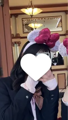 ミニーマウス風カチューシャ 2016年クリスマス限定