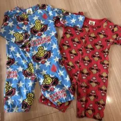 ヒスミニ マイファーストヒステリック　ミニ総柄長袖ロンパース2枚セットのサムネイル