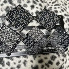 ④和柄 和風デザイン コースター 5枚セット