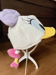ディズニーリゾート　デイジーダック　ファンキャップ　防寒　ディズニー　帽子
