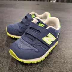 New Balance 373 キッズスニーカー ネイビー/ライム