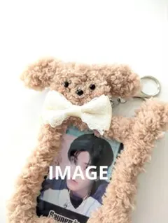 かわいい犬のトレカケースキーホルダー★推し活★