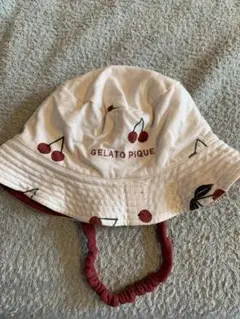 gelato pique ベビー帽子　チェリー柄　匿名配送　最終値下げしました。