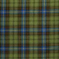 布 コットン 厚地 秋冬 グリーン系 チェック柄