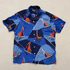 ビンテージ Polo by Ralph Lauren 開襟 半袖シャツ アロハ