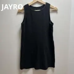 ジャイロ アメスリ バックスリット ワンピース 黒 M リブ 春夏 JAYROのサムネイル