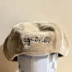 アニエスベー レディースベレー帽 ベージュ