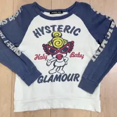 ヒスミニ　100 ロンT HYSTERIC ヒステリックミ 白　青
