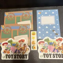 トイ・ストーリー 封筒3枚・カード2枚・シール