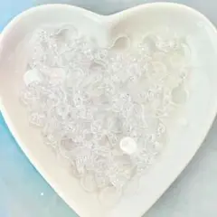 再再入荷♡たっぷり100個♡ 接続パーツ クリア ヒートン