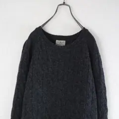 G9926*L.L.Bean エルエルビーン☆ケーブルニット☆セーター☆グレー