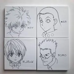 HUNTER×HUNTER キャンバスボード キルア イルミ レオリオ