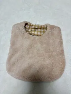 ハンドメイド　防水スタイ　ベージュ