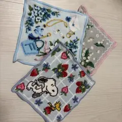 FEILER フェイラー スヌーピー タオルハンカチ 3枚セット 限定値下げ中