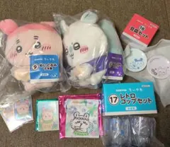 ちいかわ エニマイくじ　モモンガ　古本屋 ぬい コップセット等まとめ売り　14点のサムネイル