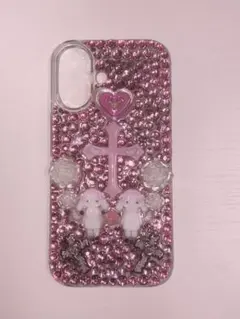 iPhone16ケース 平成女児♥量産型 デコケース