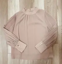 NATURAL BEAUTY BASIC 長袖ブラウス ピンク